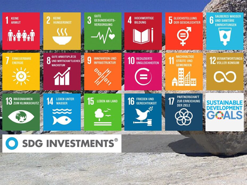 Portalentwicklung für SDG INVESTMENTS